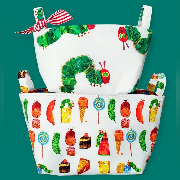 Hand made Bags The Very Hungry Caterpillar Tote Purse Bag Set